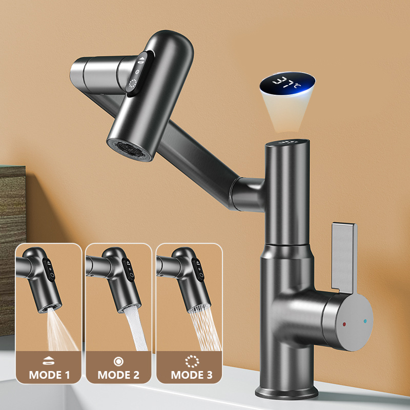 Stream Deck - 360 Rotation Wash Basin Faucet Digital