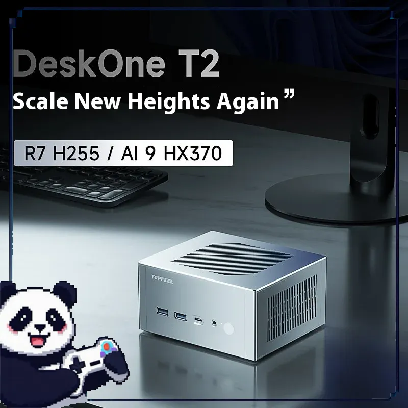 Pc Gaming Amd Ryzen 7 - New Deskone T2 All Aluminum Mini