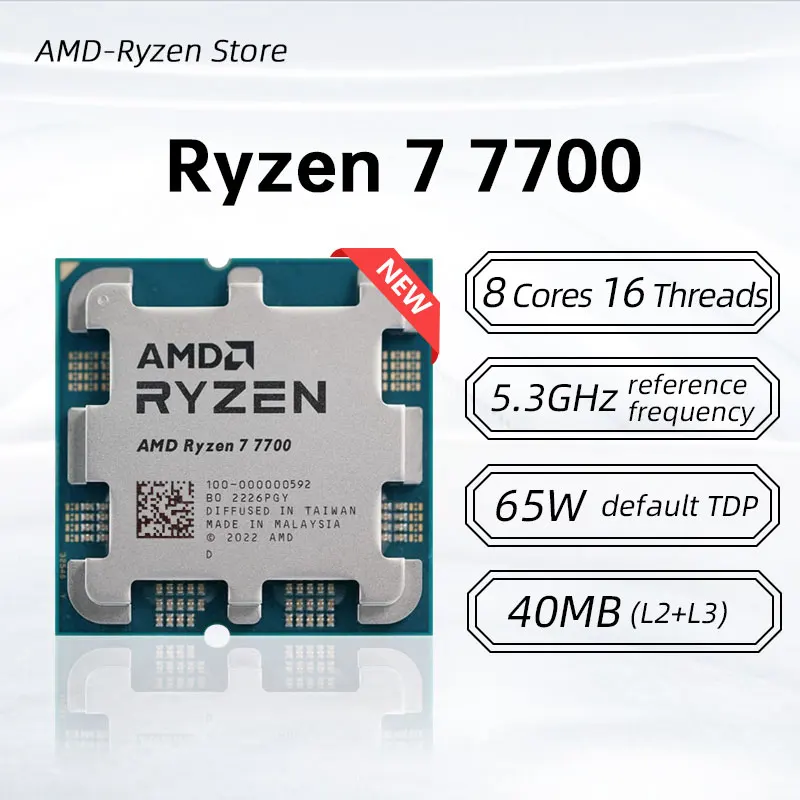 New AMD Ryzen 7 7700 Processor - Pc Gaming Amd Ryzen 7 recension och pris