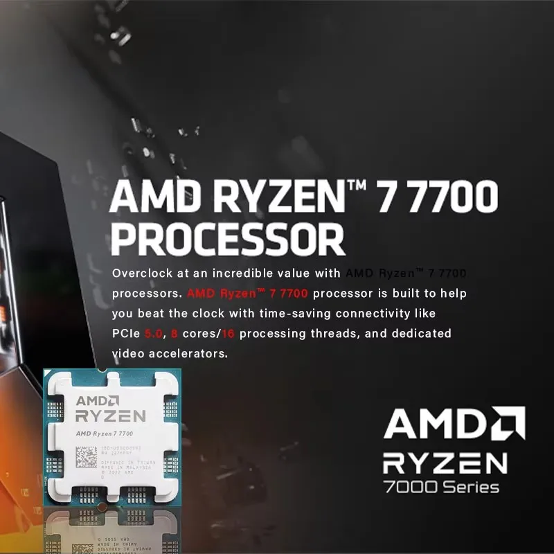New AMD Ryzen 7 7700 Processor - Pc Gaming Amd Ryzen 7 recension och pris
