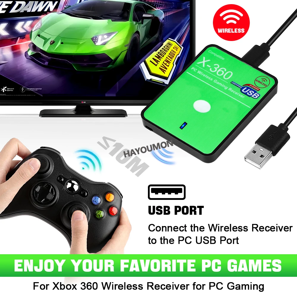 Wireless Gaming Receiver USB C - Pc Gaming Xbox recension och pris
