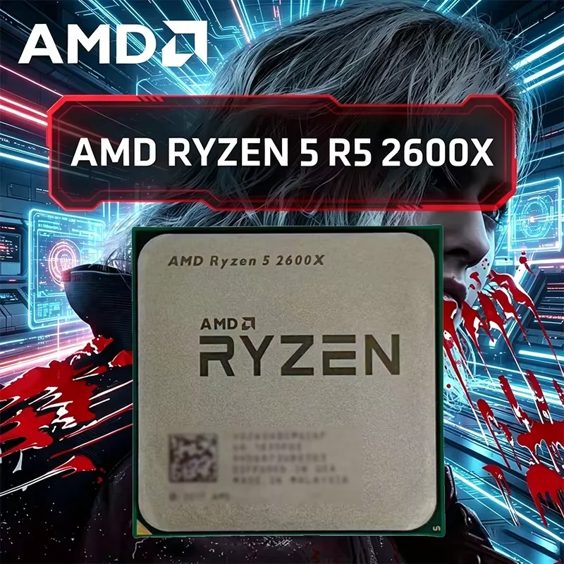 AMD R5 2600X 12nm Unboxed Proc - Pc Gaming Ryzen 5 recension och pris