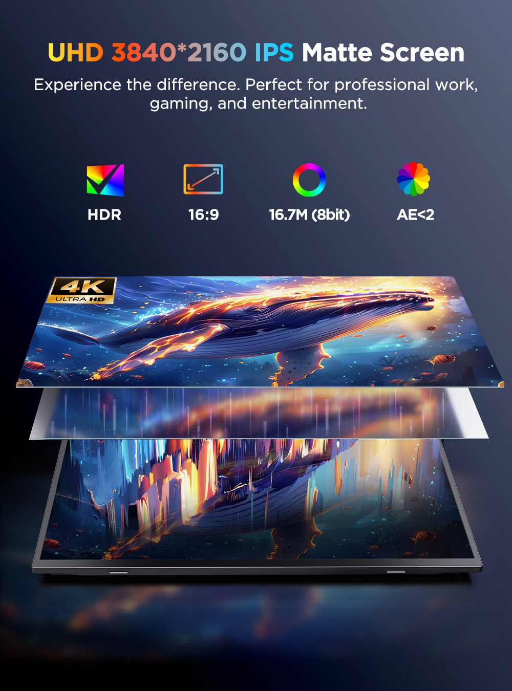 UPERFECT UColor J1 4K Touch Sc - Pc Gaming Y Monitor recension och pris