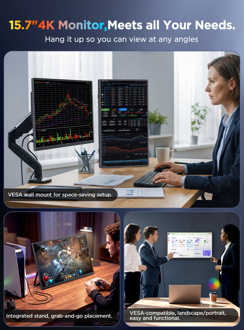 UPERFECT UColor J1 4K Touch Sc - Pc Gaming Y Monitor recension och pris