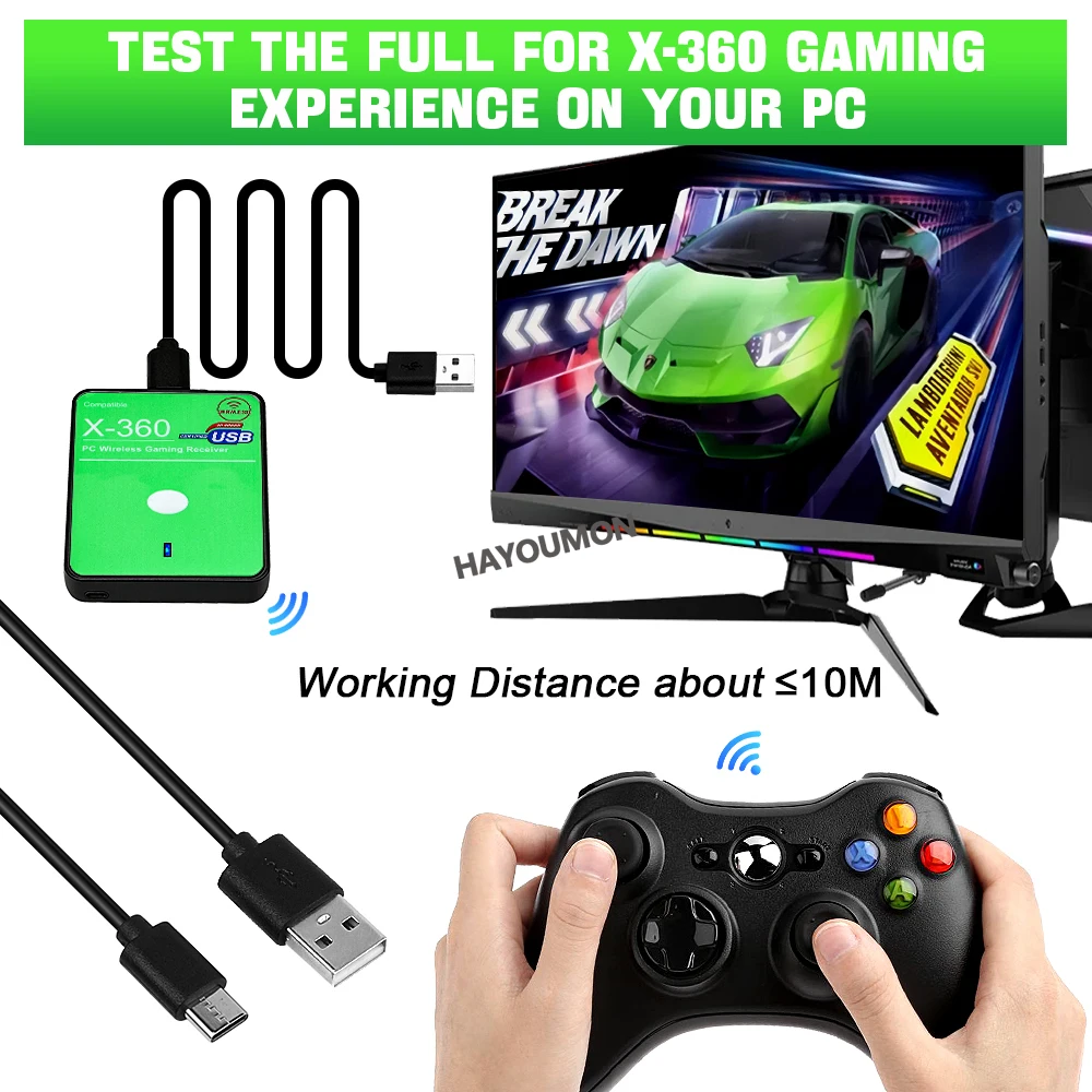 New Wireless Gaming Receiver f - Pc Gaming Xbox recension och pris