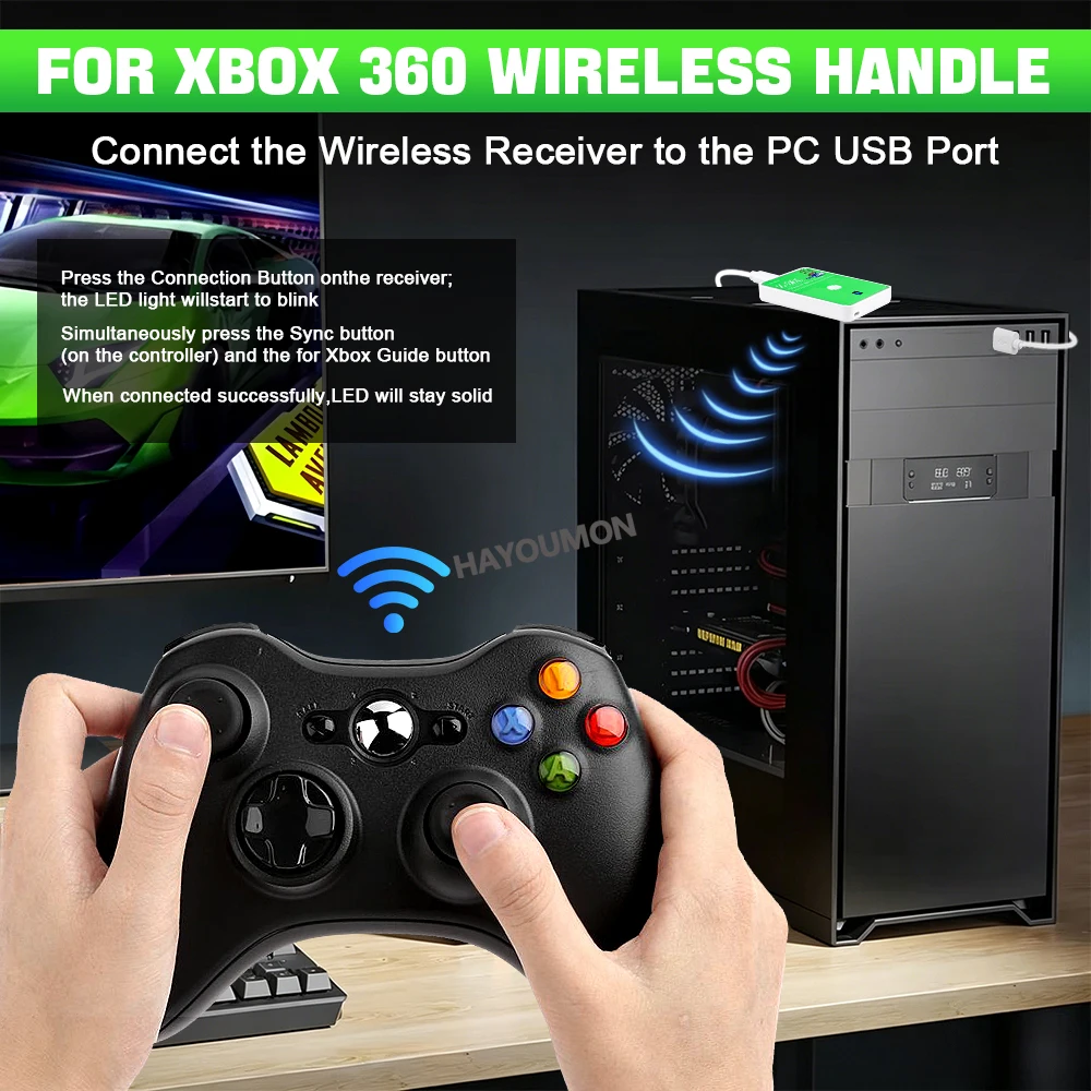 New Wireless Gaming Receiver f - Pc Gaming Xbox recension och pris