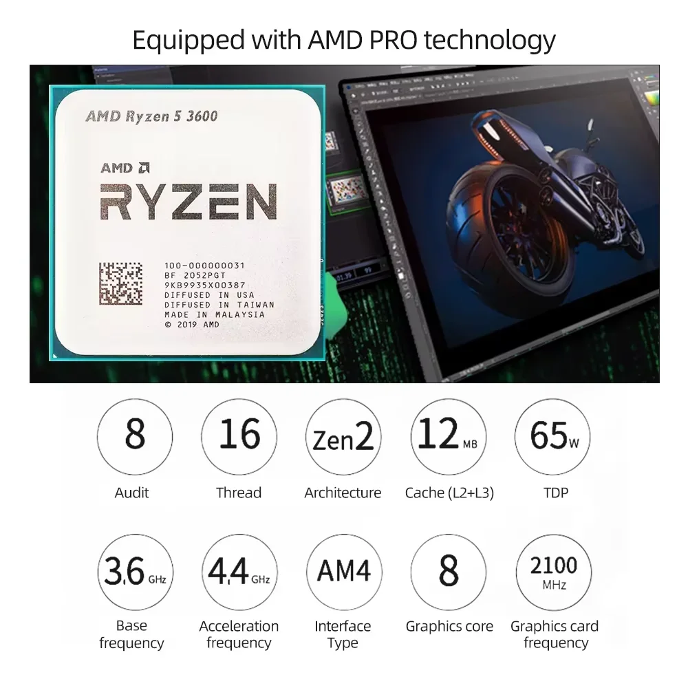 AMD Ryzen 5 3600 R5 3600 Deskt - Pc Gaming Ryzen 5 recension och pris