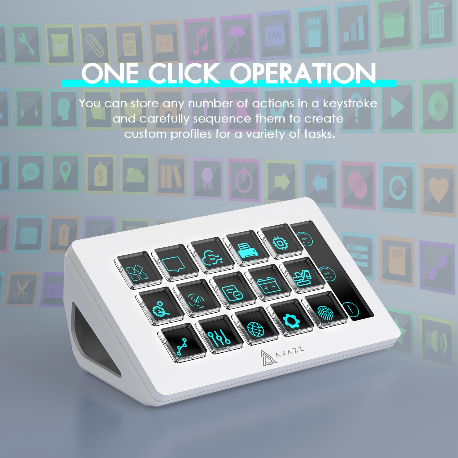 ATTACK SHARK x AJAZZ AKP153 ST - Stream Deck recension och pris