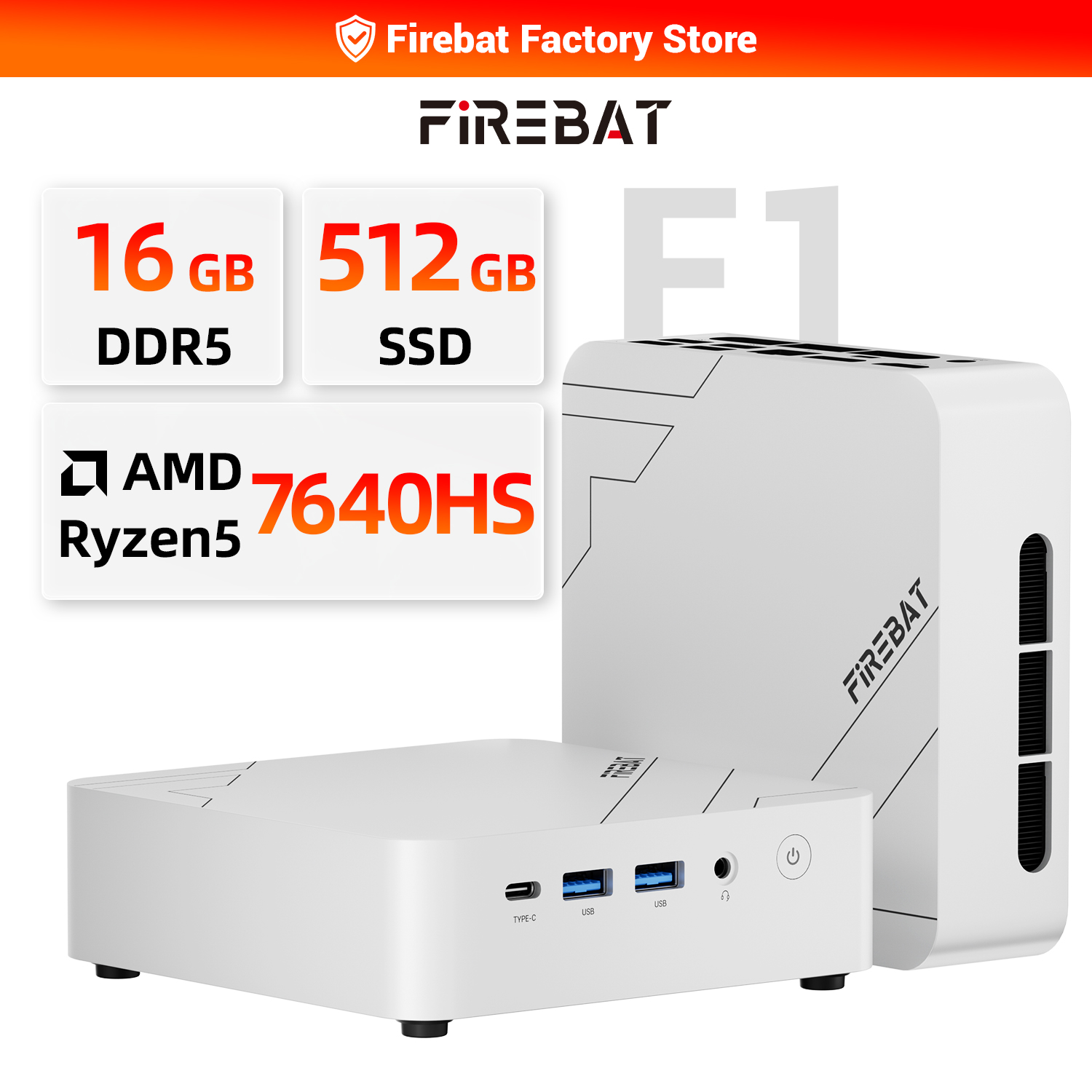 FIREBAT F1 MINI PC AMD Ryzen 5 - Pc Gaming Amd Ryzen 7 recension och pris