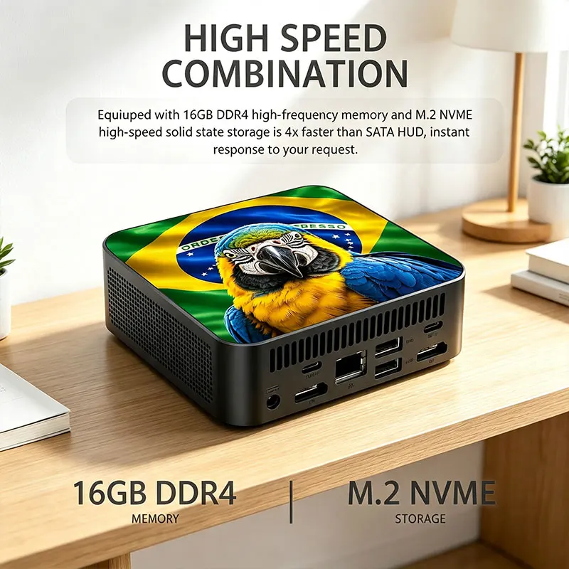 New Mexico Brazil Flag Mini PC - Pc Gaming New recension och pris