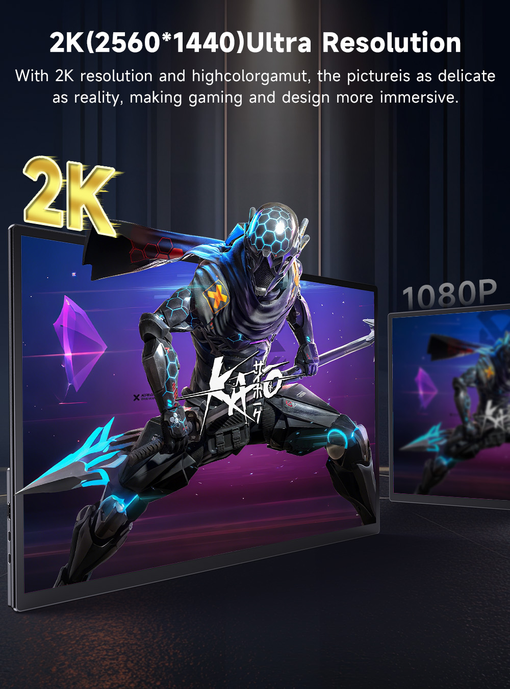 UPERFECT Portable Monitor 23.8 - Pc Gaming Y Monitor recension och pris