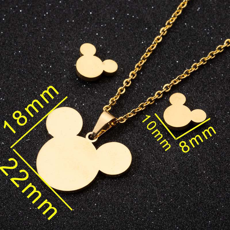 Cute Small Mickey Head Stainle - Pc Gaming Girl recension och pris
