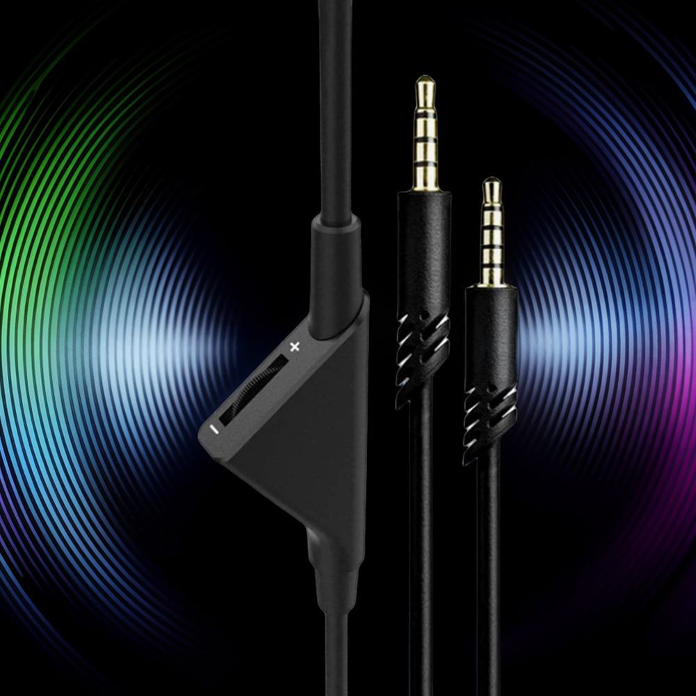 2.0M/6.5 Feet Aux Wire W/ Volu - Gaming Headset recension och pris